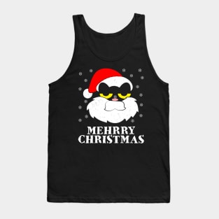 Mehrry Christmas Cat Snowflake Tank Top